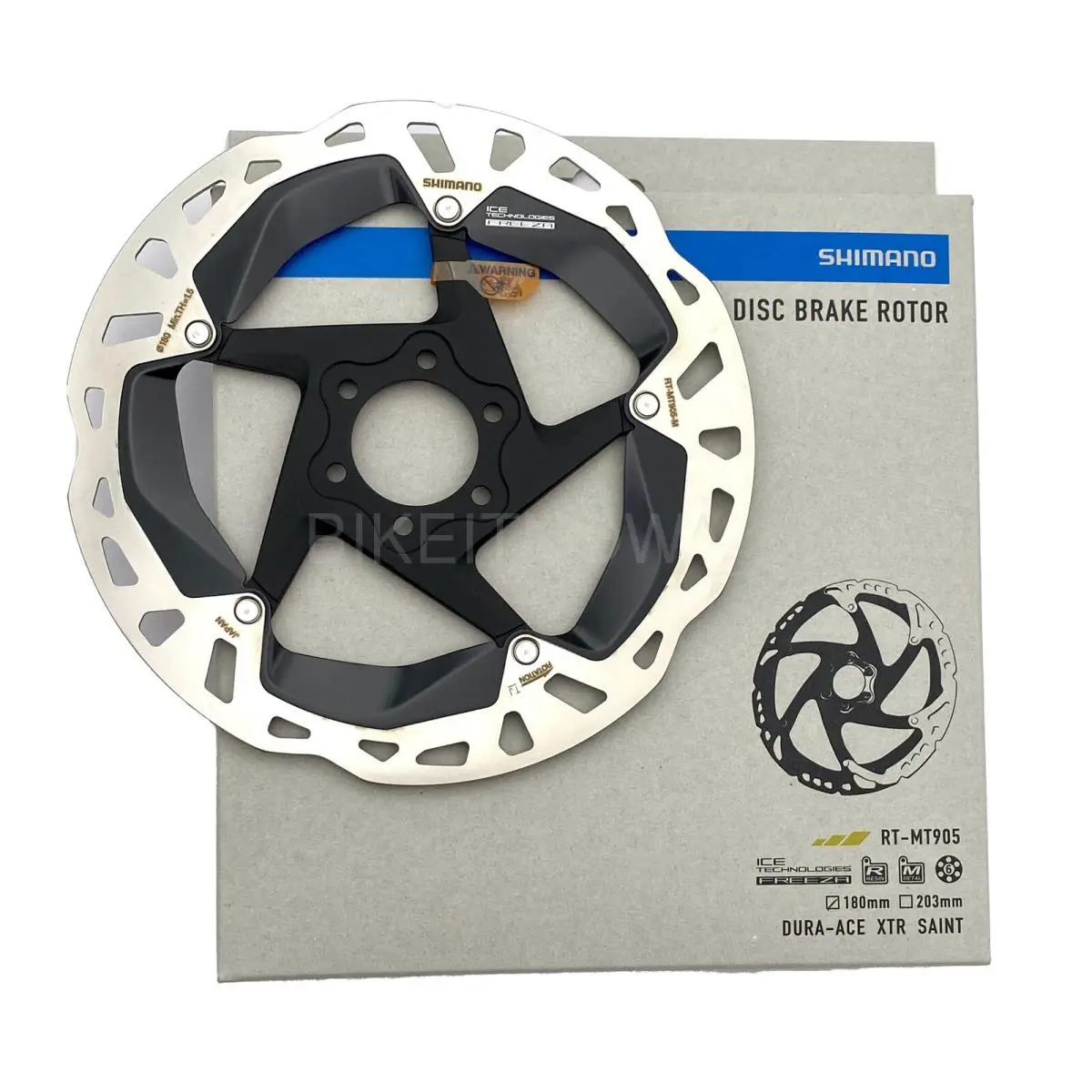 Shimano RT-MT905 180mm 6 Bolt Type Bike Disc Brake Rotor Japan