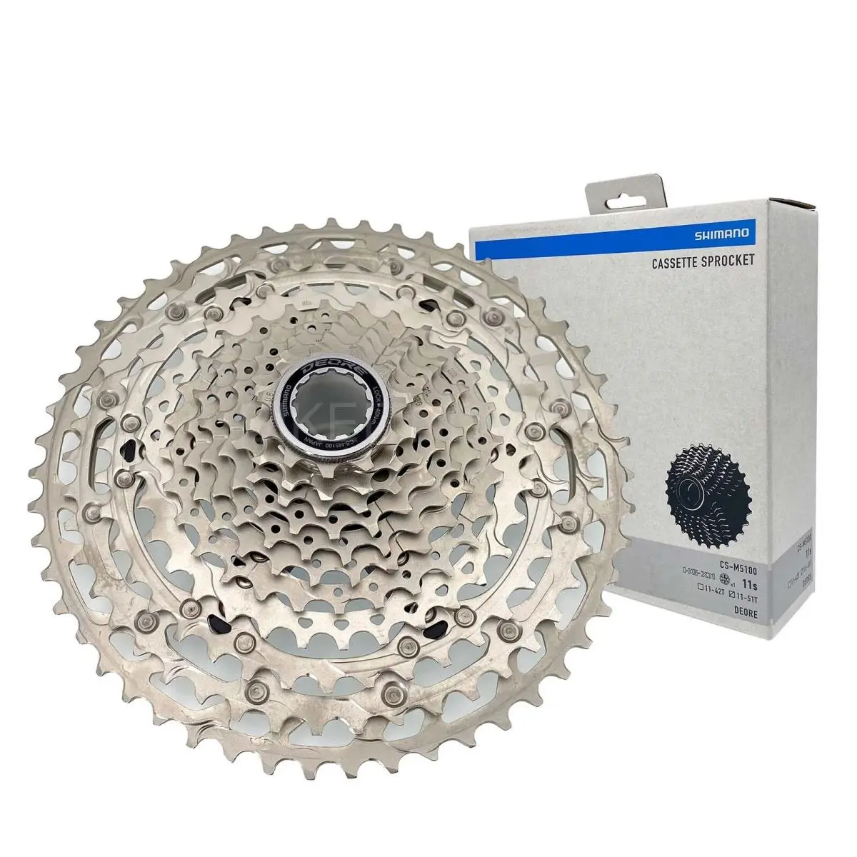 Shimano Deore CS M5100 11-speed Mtb Bike Cassette 11-51t - Silver
