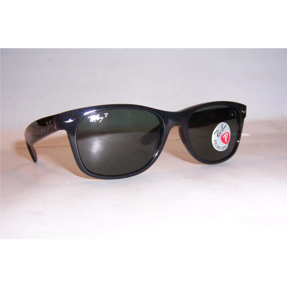 Ray Ban Sunglasses Wayfarer 2132 901/58 Black/green 55mm Polarized