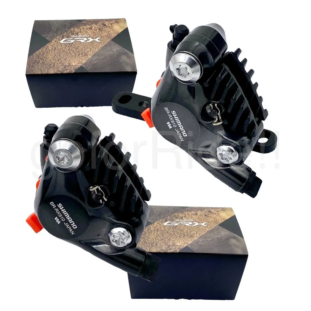 Shimano Grx BR-RX810 Bike Disc Brake Caliper Set Front+rear Flat Mount