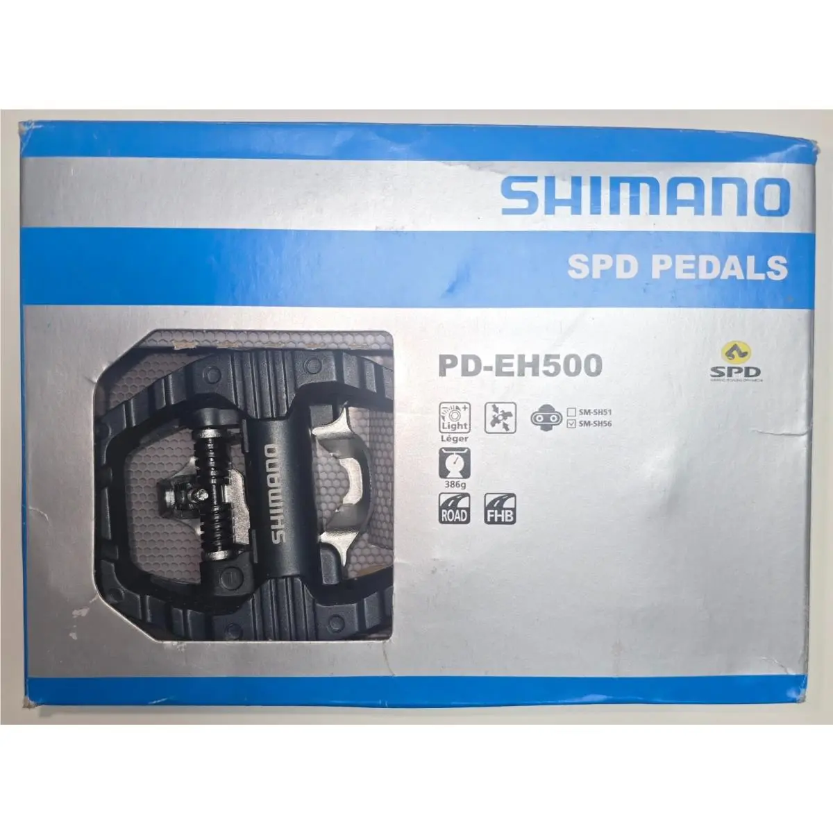 Shimano PD-EH500 Spd Platform Bike Pedals Black Dual Sided EPDEH500 - Gray