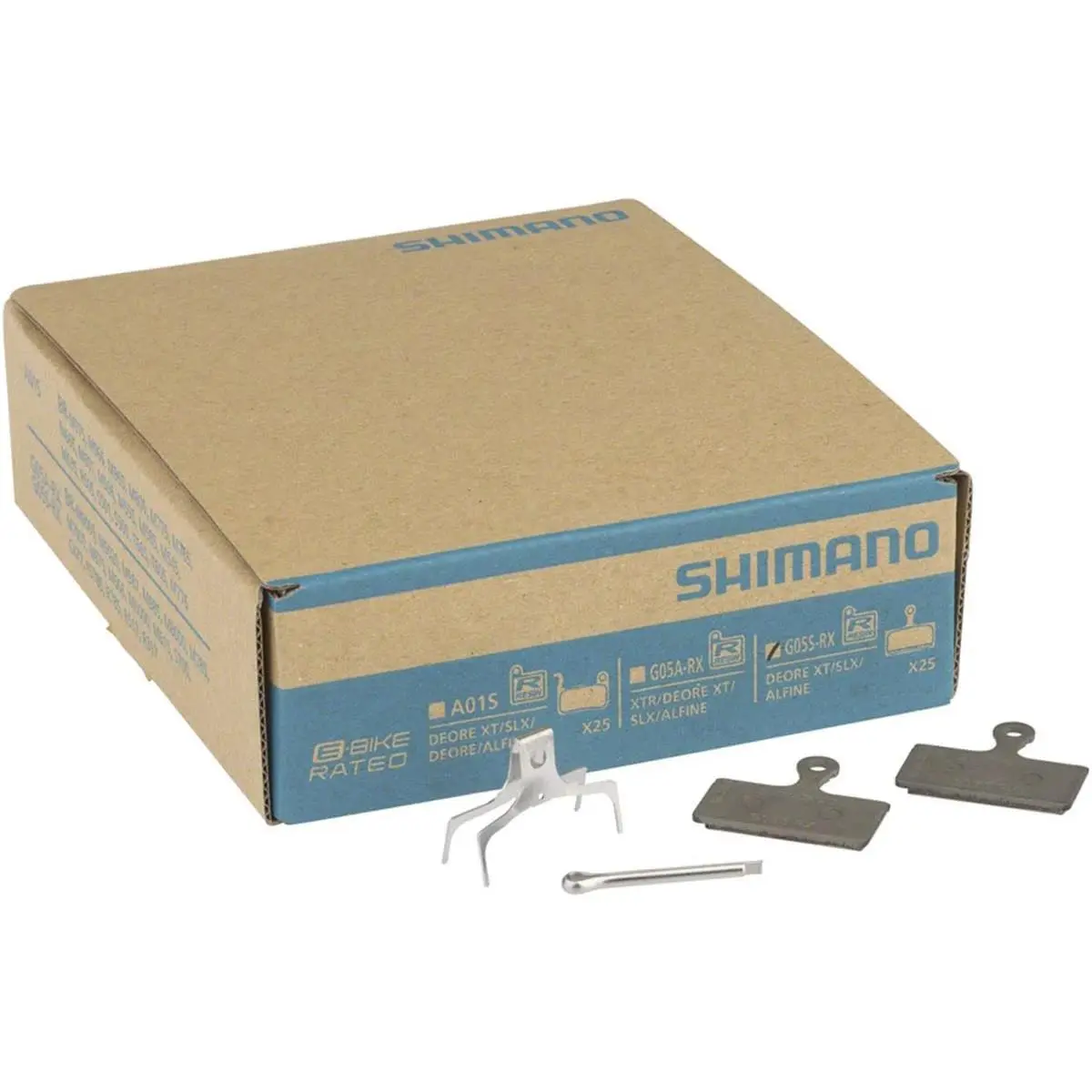 Shimano G05S-RX Disc Brake Pad Spring Bulk Pack Resin Compound EBPG05SRXBS