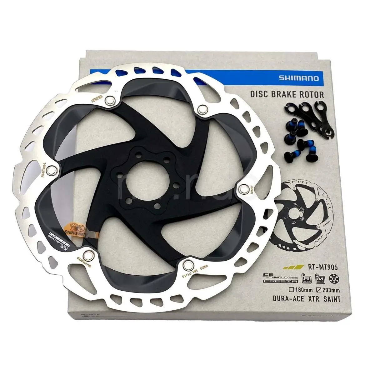 Shimano RT-MT905 203mm 6 Bolt Type IRTMT905M Ice Technologies Freeza Rotor