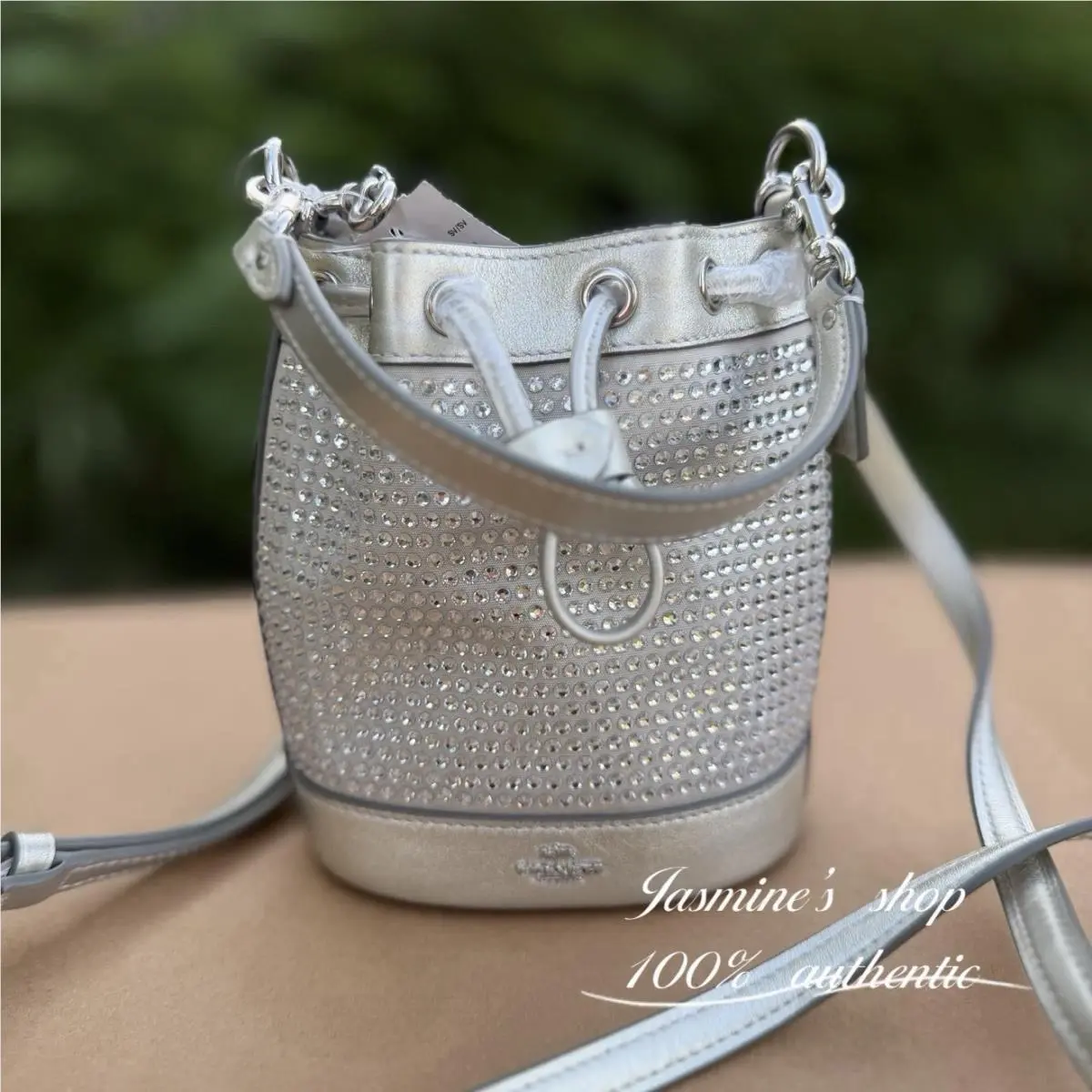 Coach Mini Bucket Bag with Crystal CW301