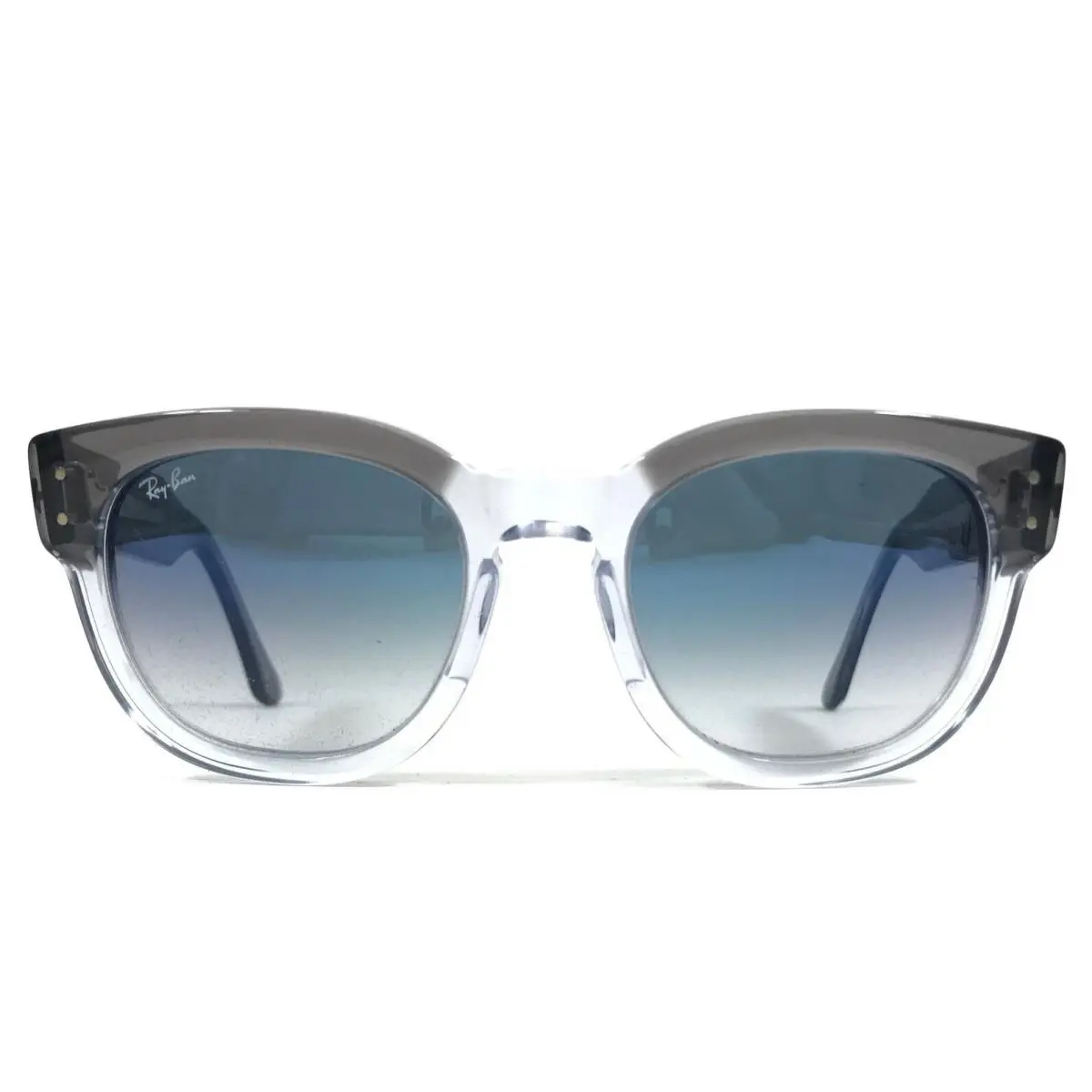 Ray-ban Sunglasses RB0298S Mega Hawkeye 1355/3F Clear Gray w/ Blue Gradient Lens by Ray-Ban