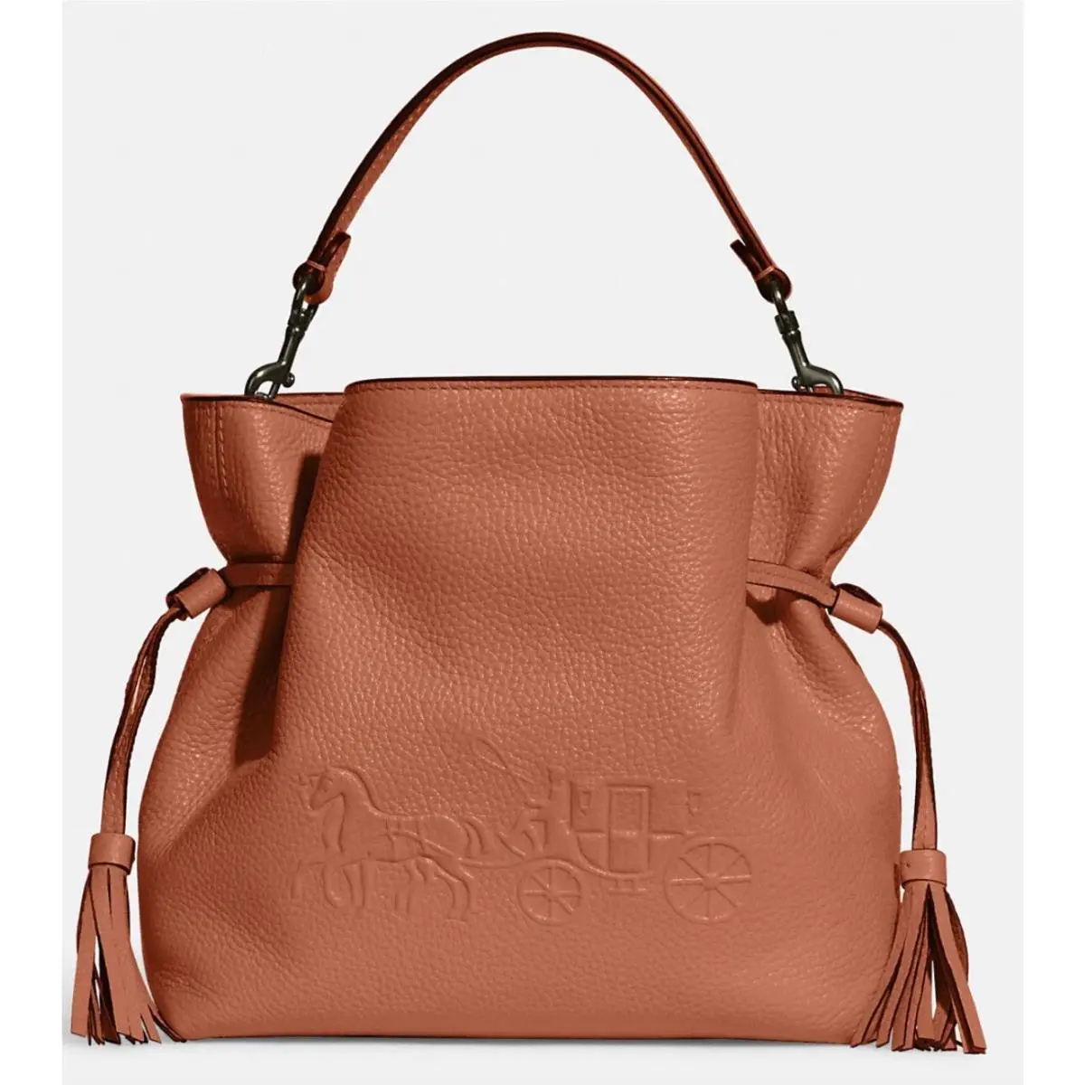Coach Andy Crossbody Shoulder Bag In Leather Sunset/brown CA213