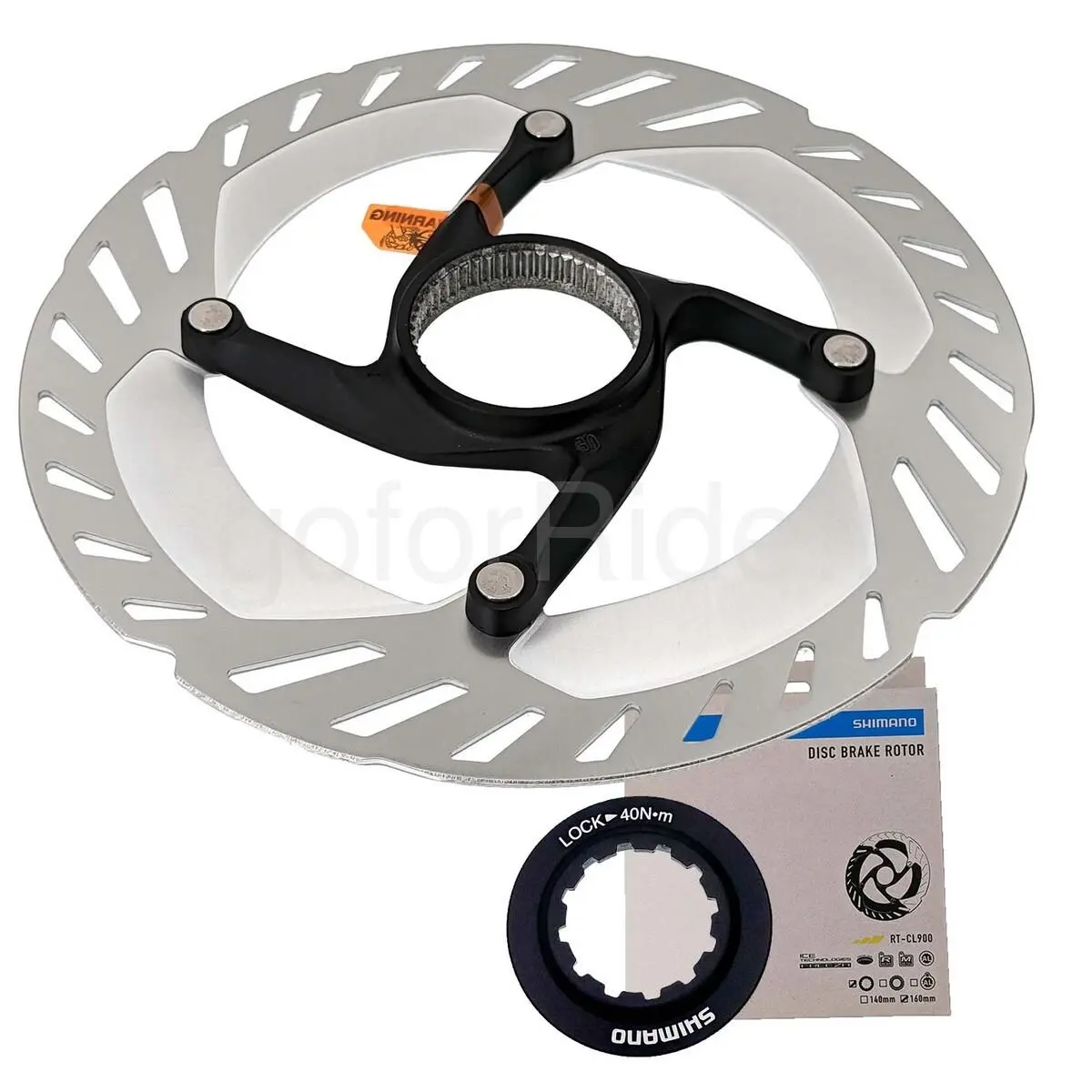 Shimano Grx RT-CL800 Center Lock Disc Rotor 160mm +lockring Ice Tech Freeza