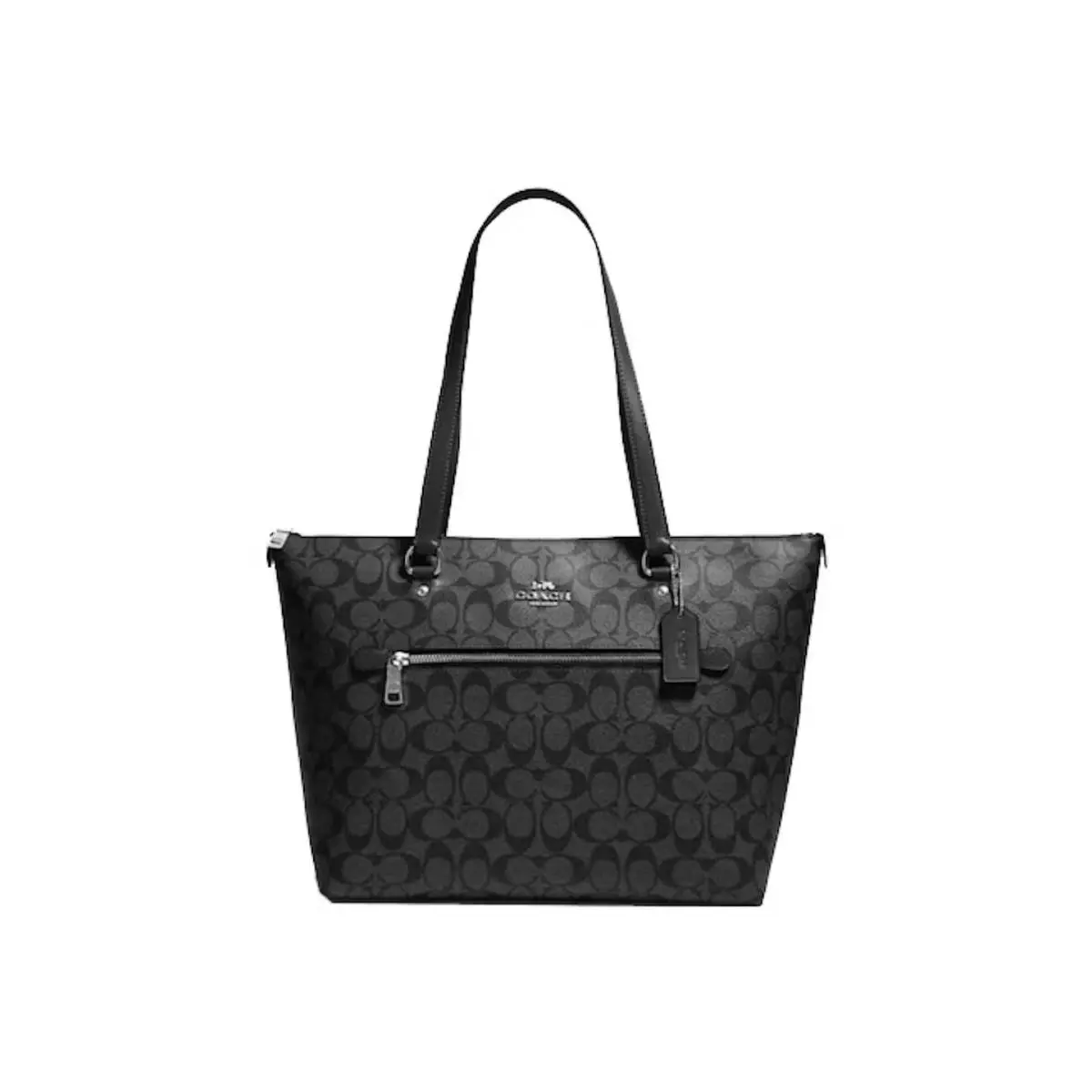Coach / Coach Sig Gallery Tote / 79609 / Graphite Black / Signature Canvas