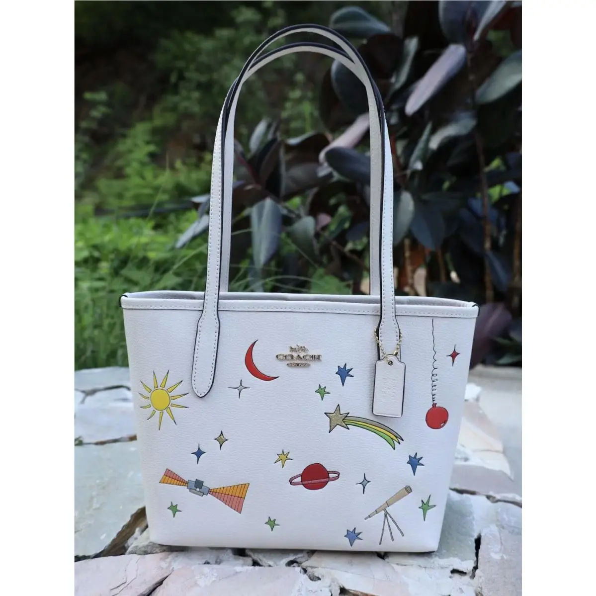 Coach X Observed By Us Small City Tote Bag CU387