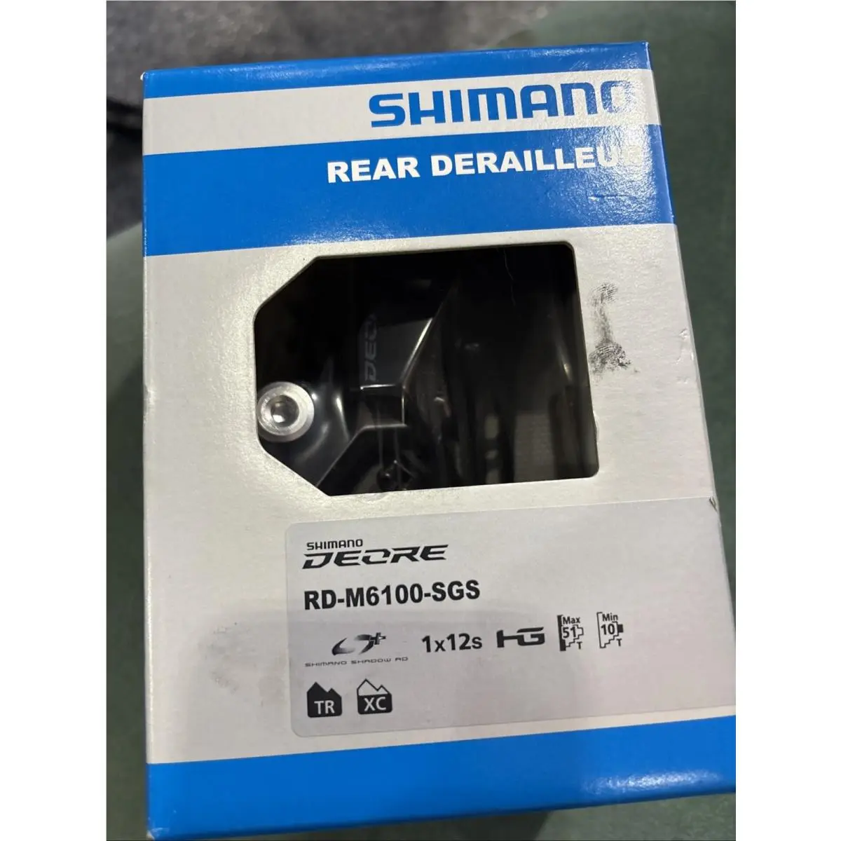 Shimano RD-M6100-SGS 12-Speed Deore Rear Derailleur