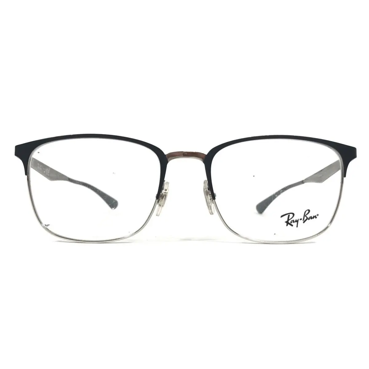 Ray-ban Eyeglasses Frames RB6421 3004 Silver on Top Grey Square 52-18-140