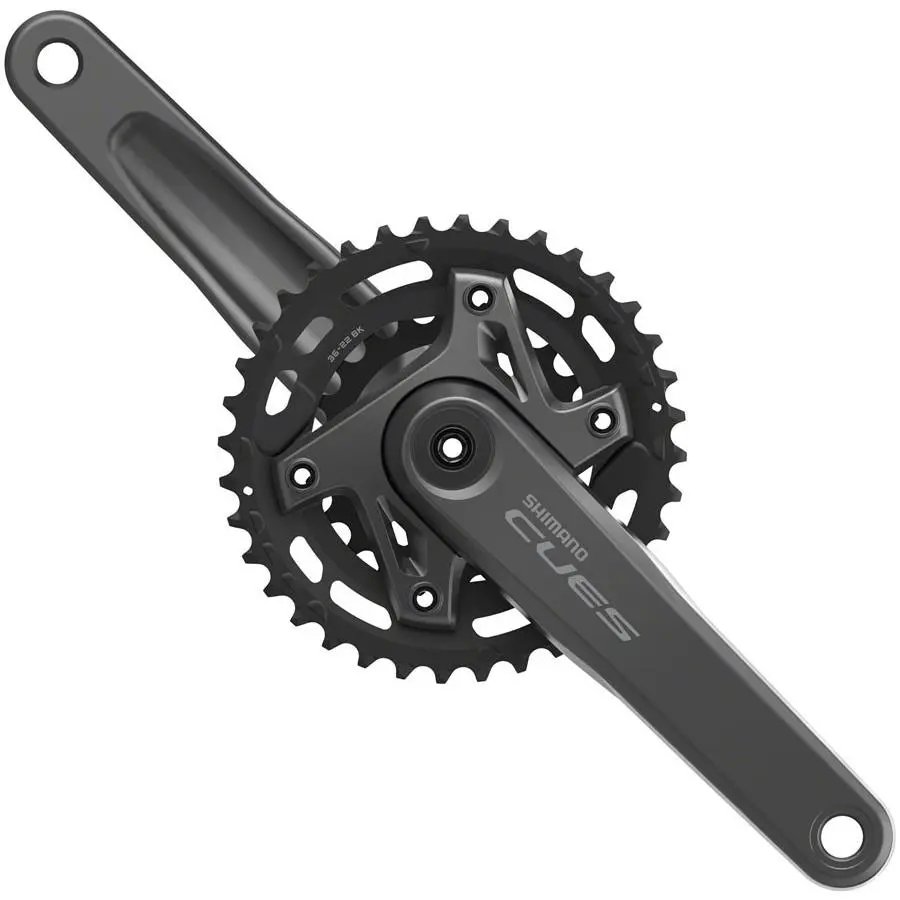 Shimano  - CUES FC-U6000-2 Crankset - CUES Crankset - EFCU60002EX62 - Black (UPC: 192790171579) 0
