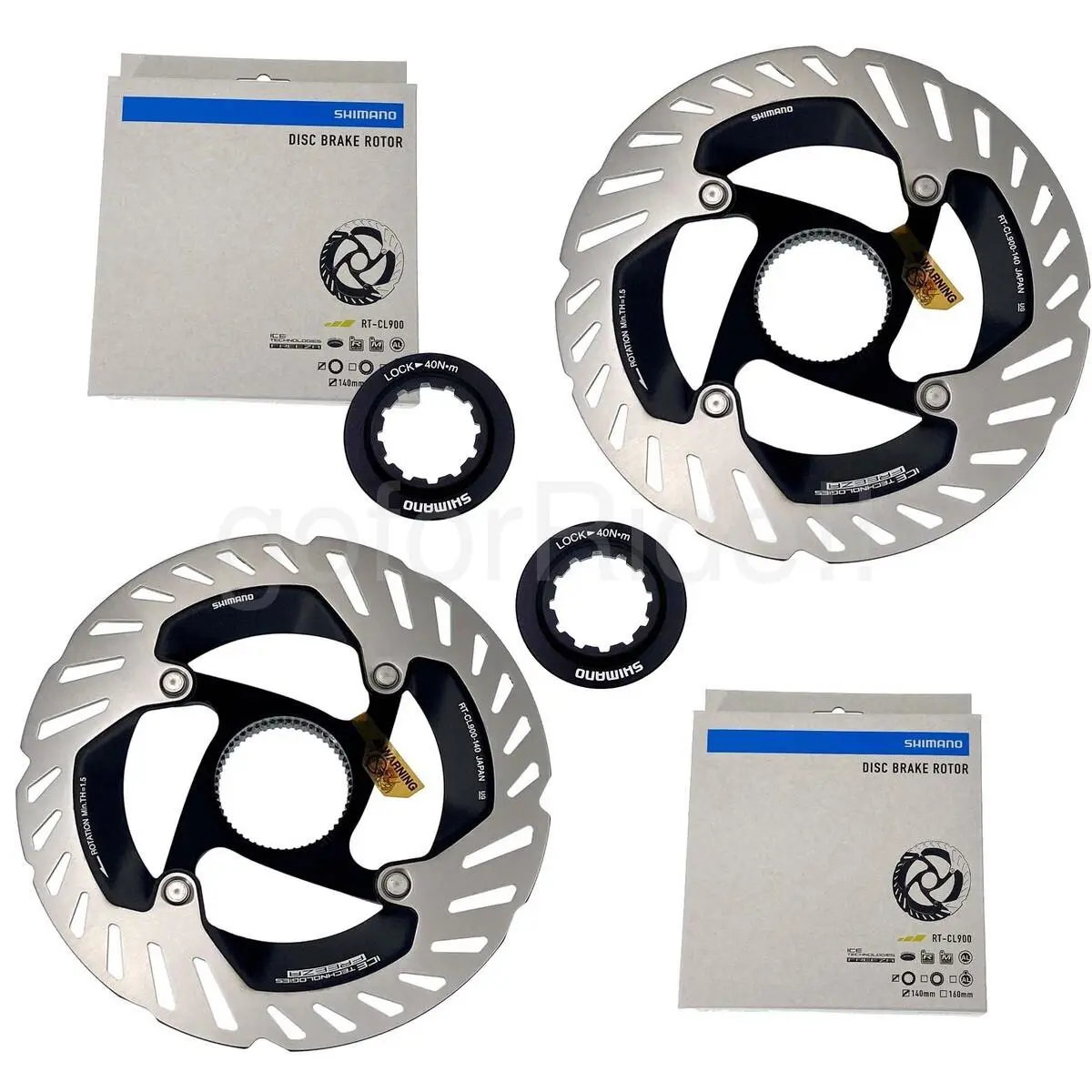 Shimano Dura-ace RT-CL900 Center Lock Bike Disc Rotor 140mm W/lockring 2