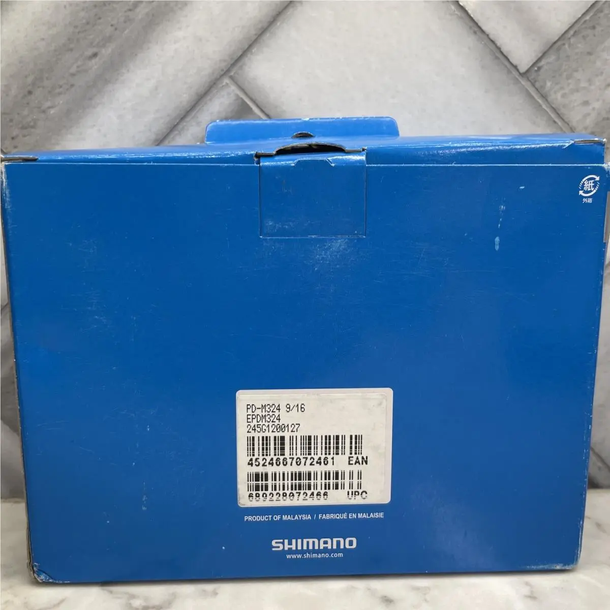 Shimano  - Shimano Deore PD-M324 - Deore - PD-M324 - Silver (UPC: 0689228072466) 6