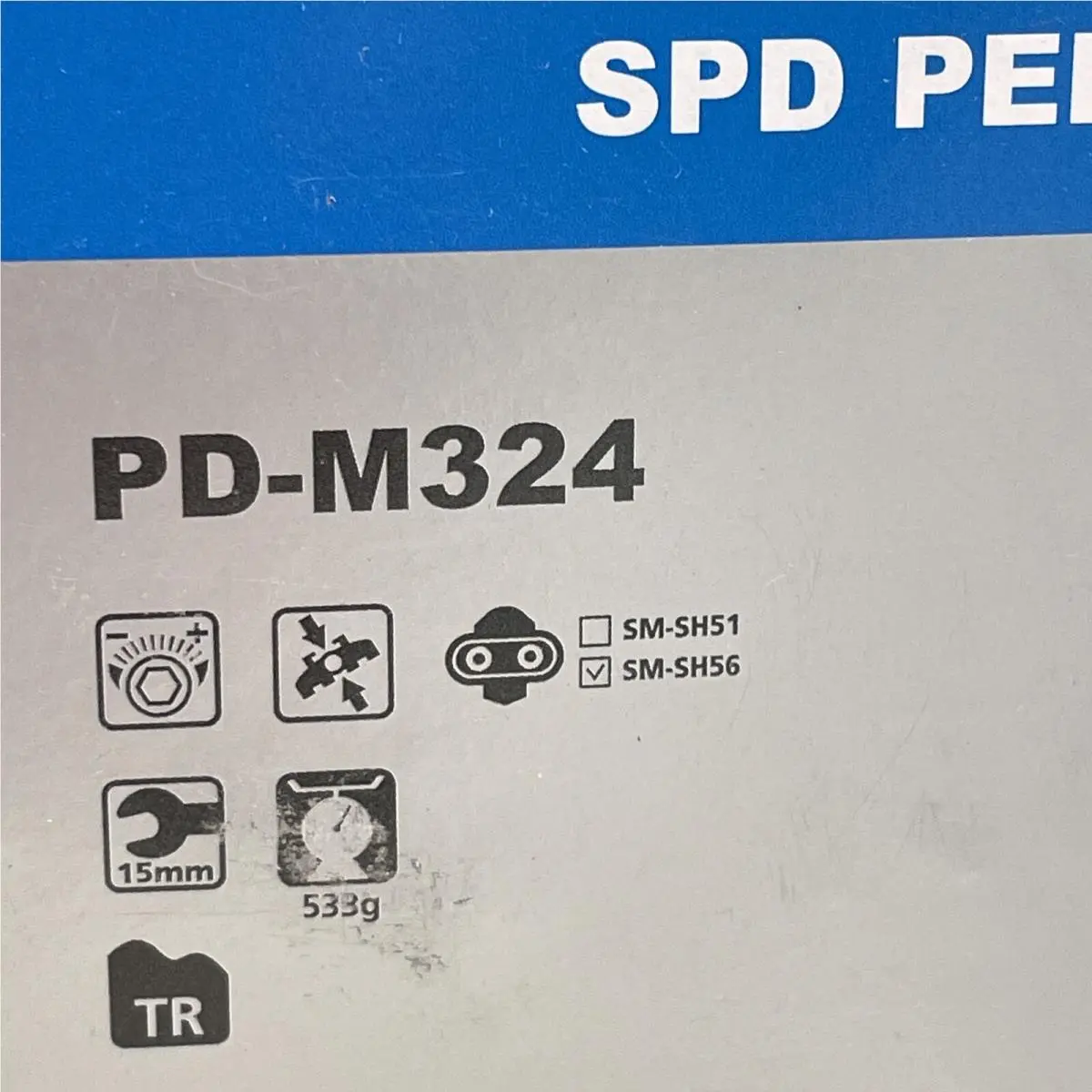 Shimano  - Shimano Deore PD-M324 - Deore - PD-M324 - Silver (UPC: 0689228072466) 0