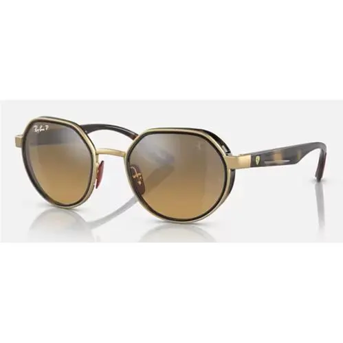 Ray-ban RB3703M Scuderia Ferrari Collection Polished Gold/ Brown Polarized