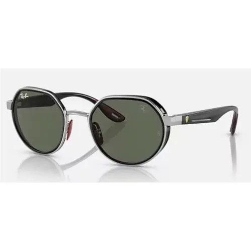 Ray-ban RB3703M Scuderia Ferrari Collection Polished Silver/ Dark Green by Ray-Ban