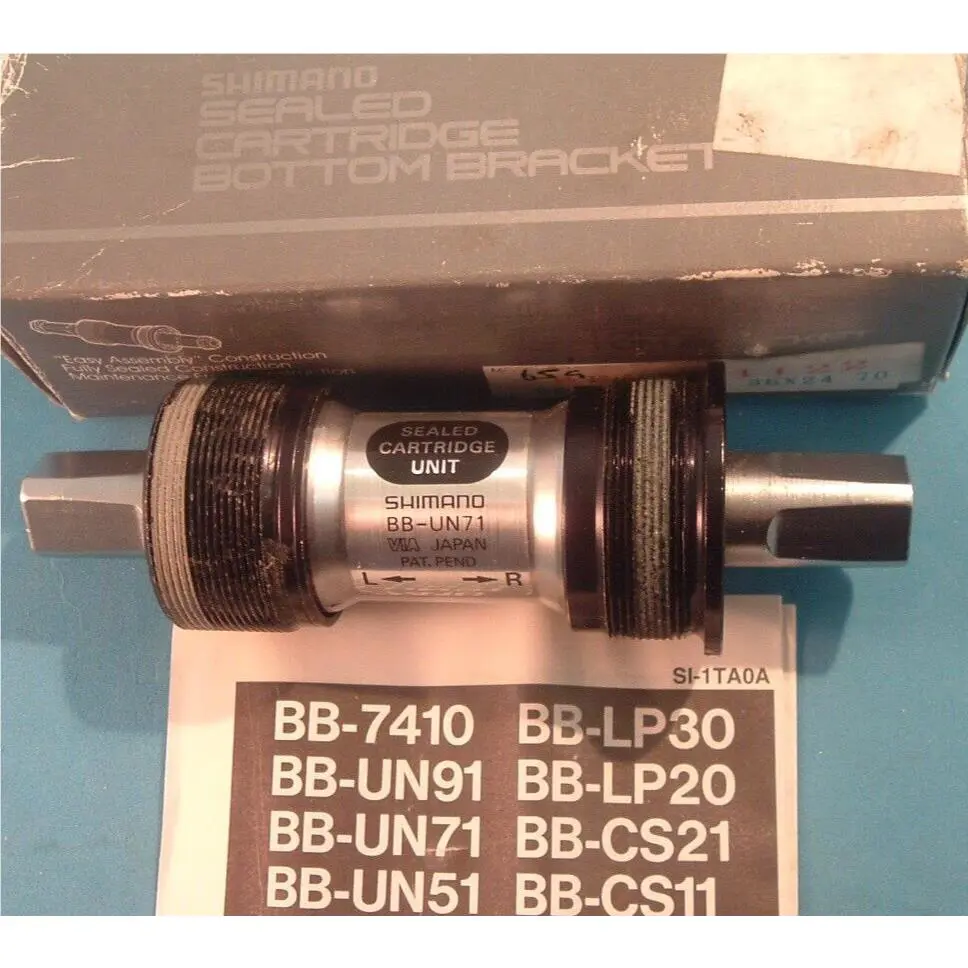 Shimano BB-UN71/Road Mtb Cartridge New/nos Bottom Bracket-70x122.5MM
