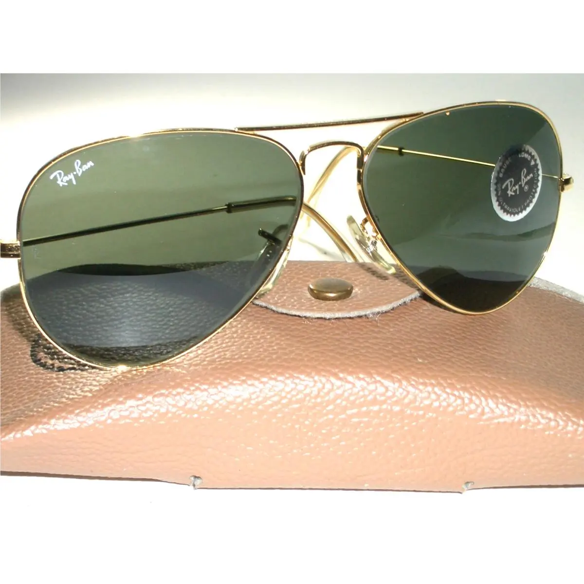58 14mm Vintage B L Ray-ban Usa Gep Arista G15 Tear-drop Aviator Sunglasses