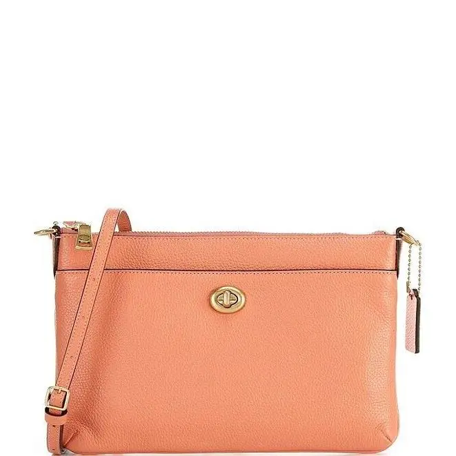 Coach - Polly Crossbody - Lt Coral Pebbled Leather - C3376 B4NOH
