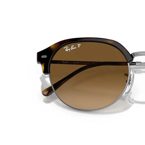 Ray-ban RB4429 710/M2 Round Brown Polarized Sunglasses Replacement Lens Only