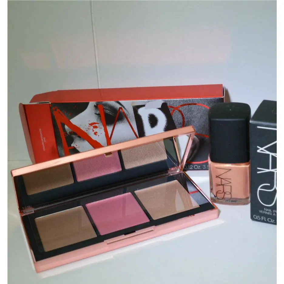 Nars Orgasm Infatuation Cheek Palette 8400 Heartbreaker + Nail Polish
