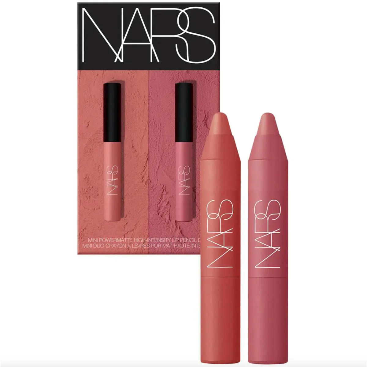 Nars Mini Powermatte High-intensity Lip Pencil Duo Choose Your Shade