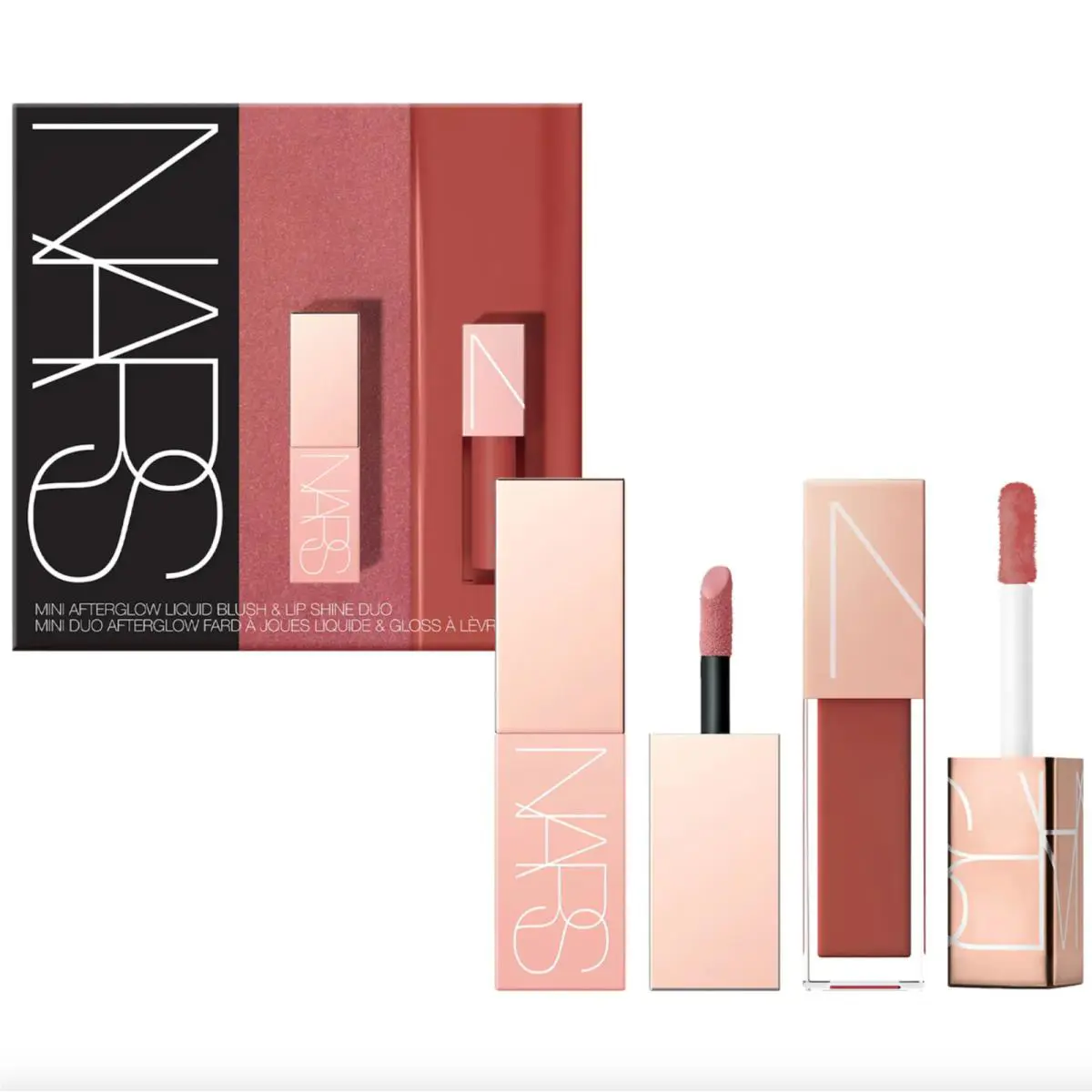 Nars Mini Afterglow Liquid Blush Lip Shine Duo - Limited Edition