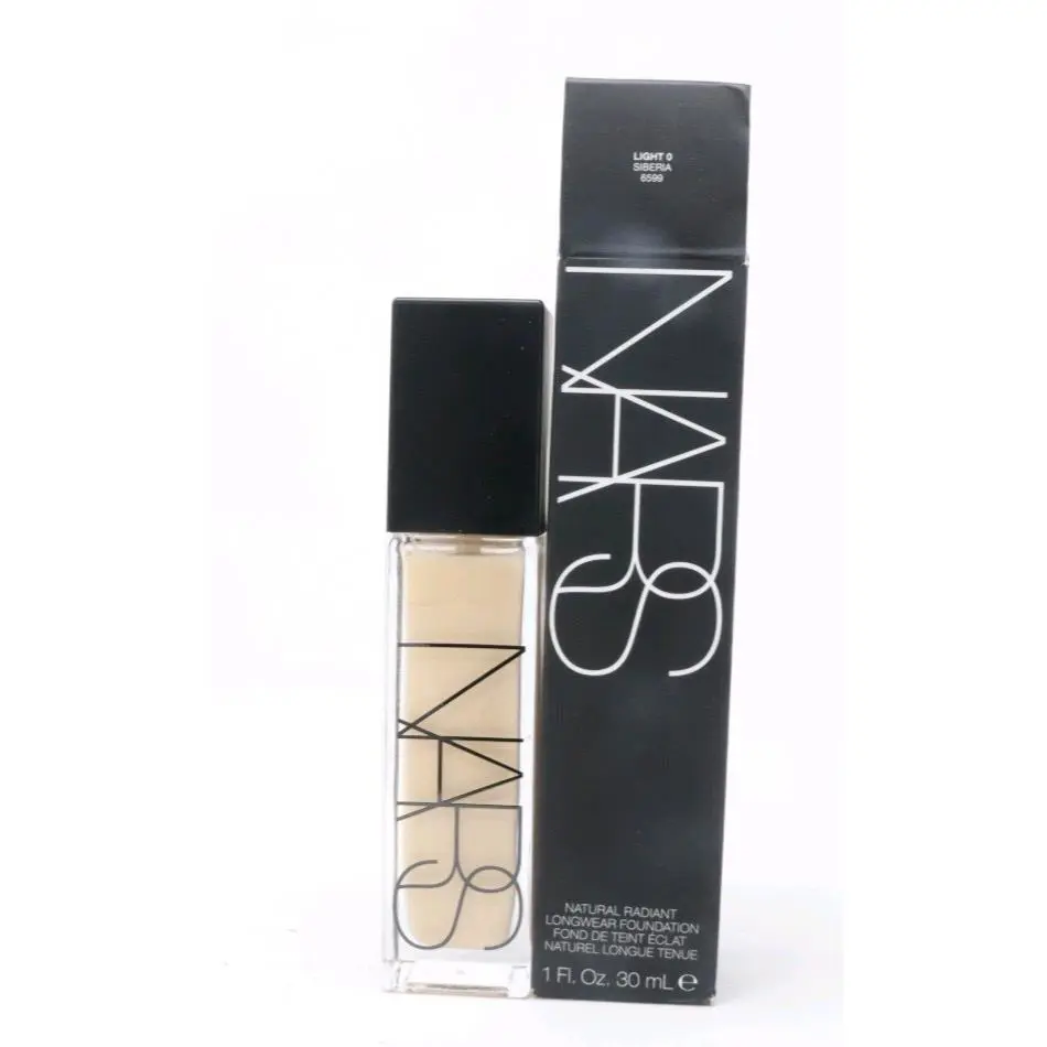 Nars Natural Radiant Longwear Foundation Light 0 Siberia 6599 1fl Oz