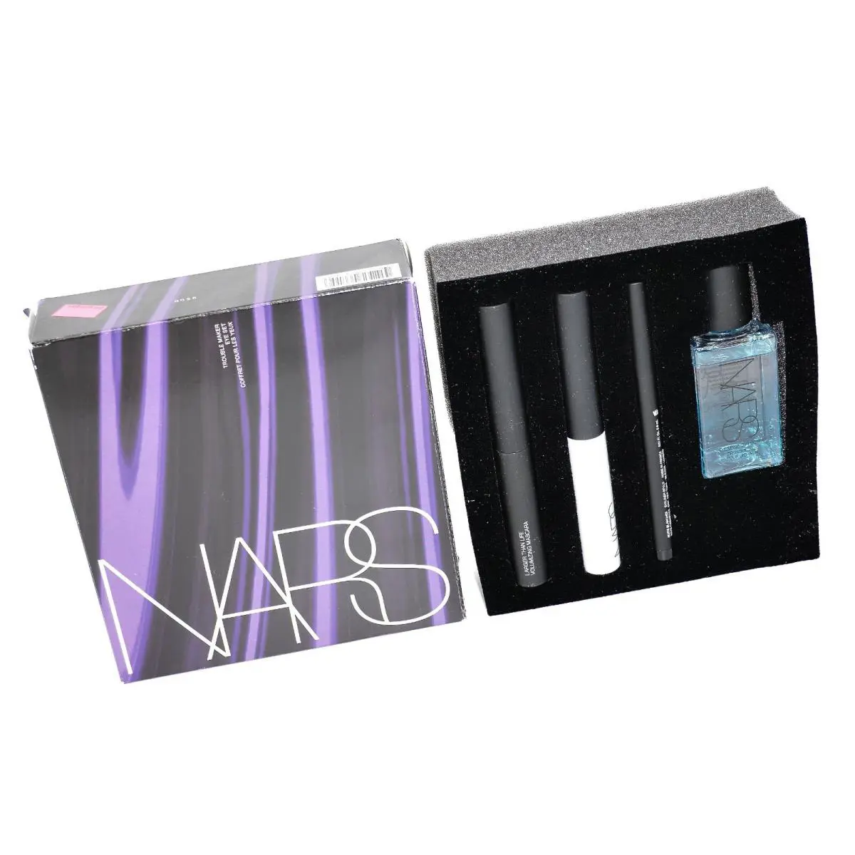 Nars Trouble Maker Eye 4 Piece Set Mascara Eyeshadow Base Liner