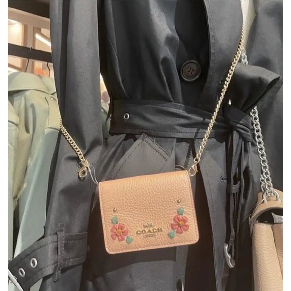 Coach Mini Wallet On Chain Crossbody