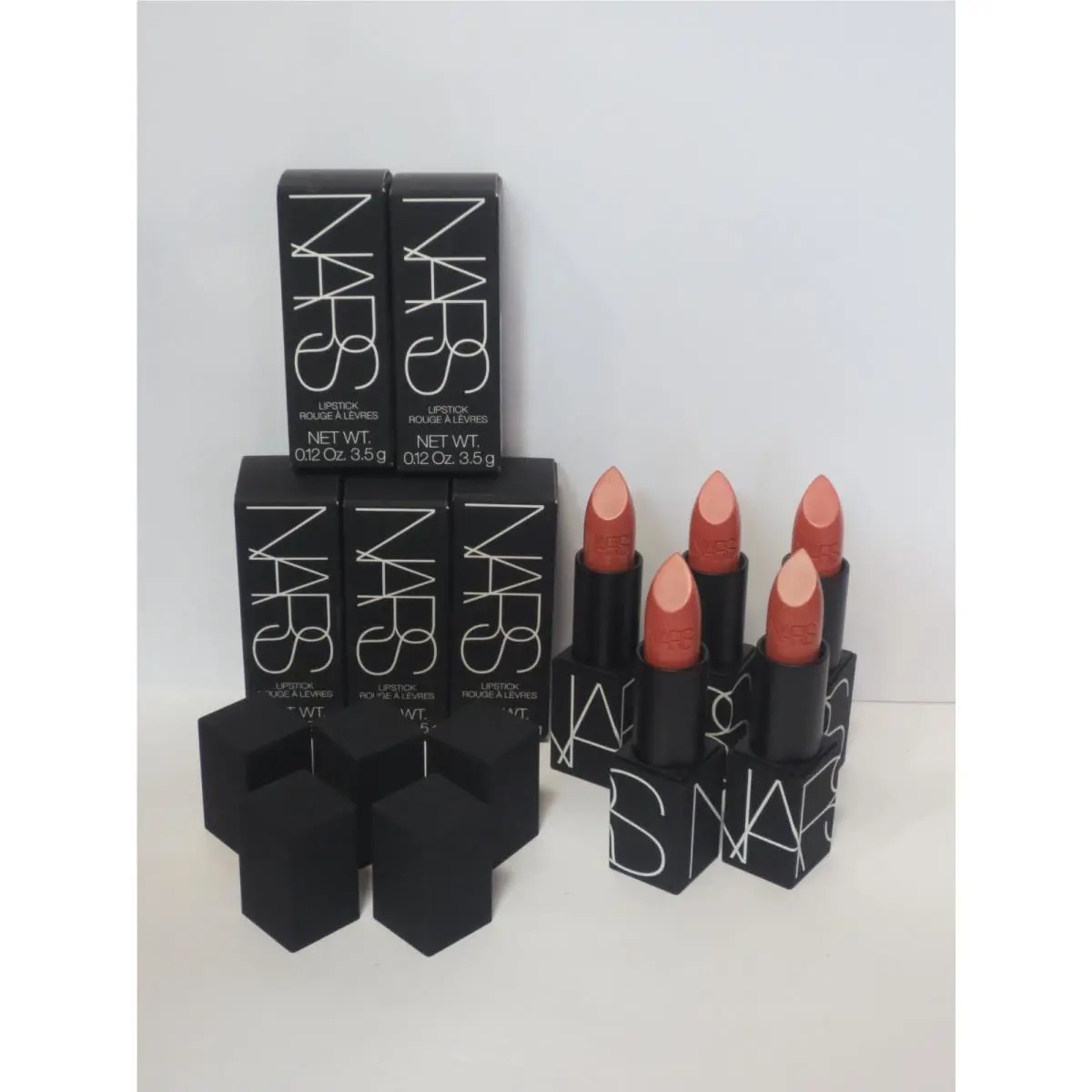 Nars Lipstick Raw Seduction 0.12 OZ Boxed See Details Lot OF 5