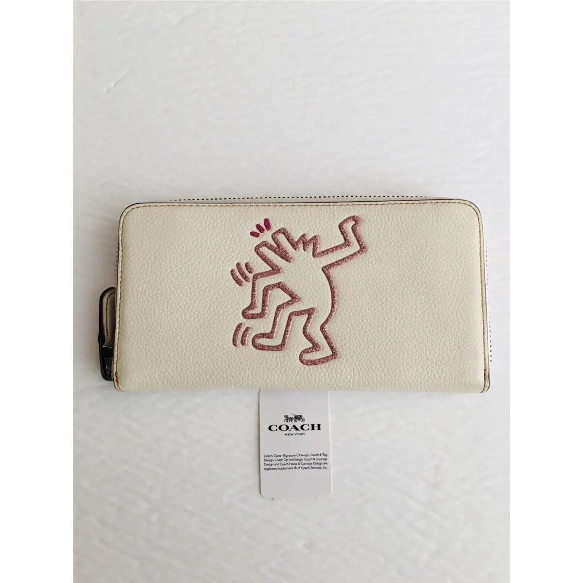 28677 Chalk Coach X Keith Haring Accordion Zip Wallet