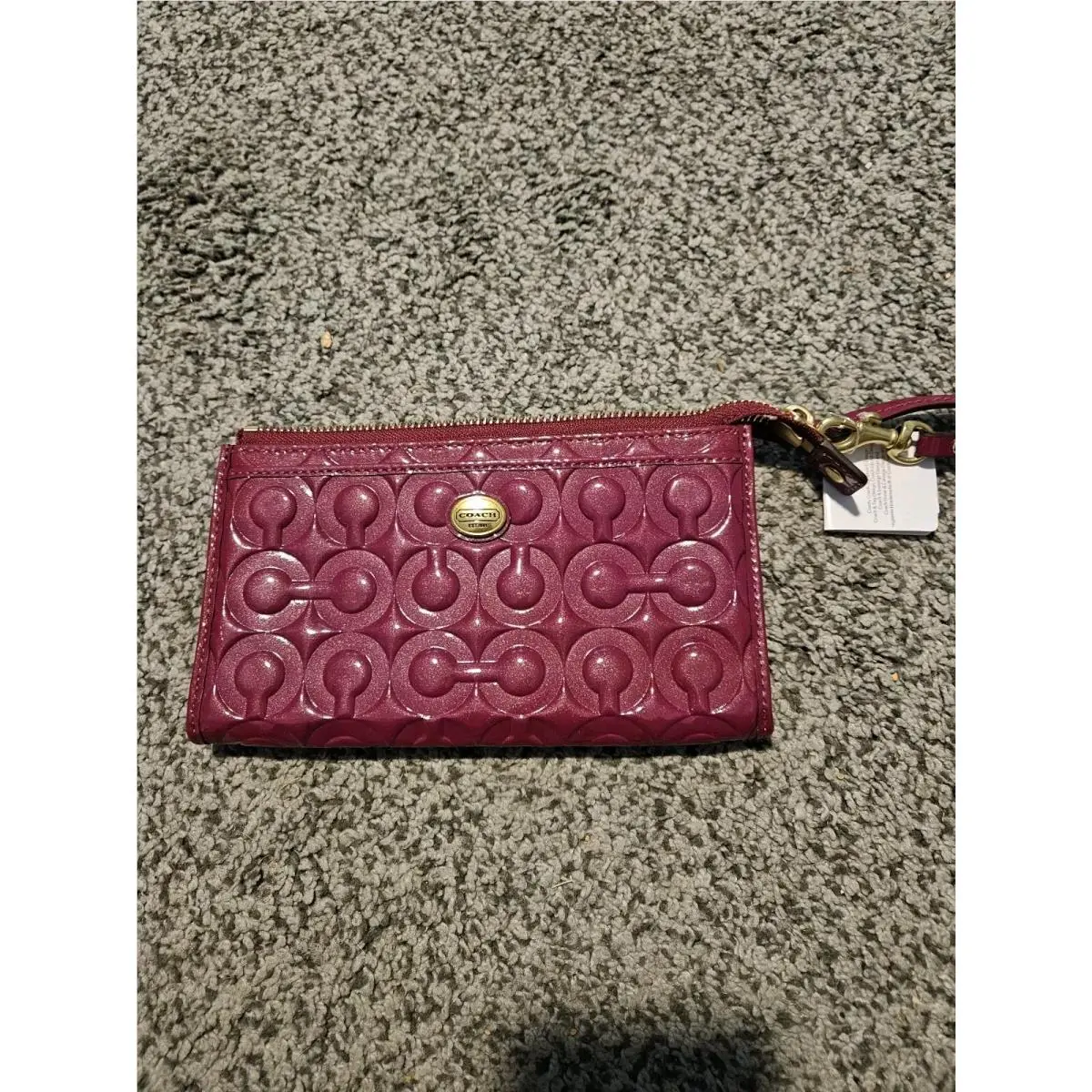 Coach Wristlet Passion Berry