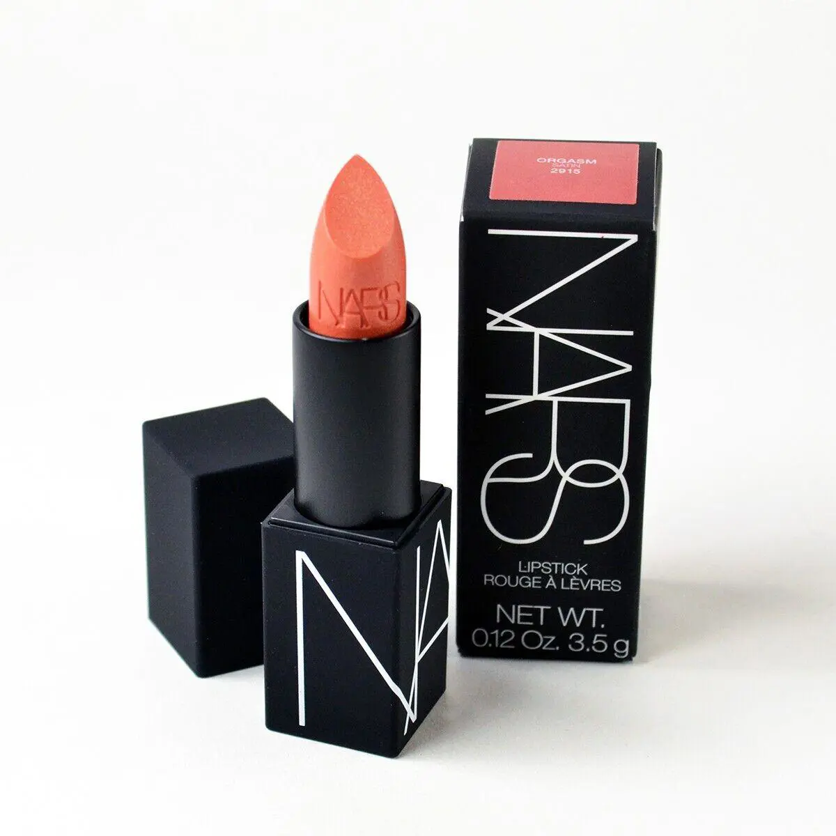 Nars Satin Lipstick Orgasm 2915 - Full Size 0.12 Oz. / 3.5 g