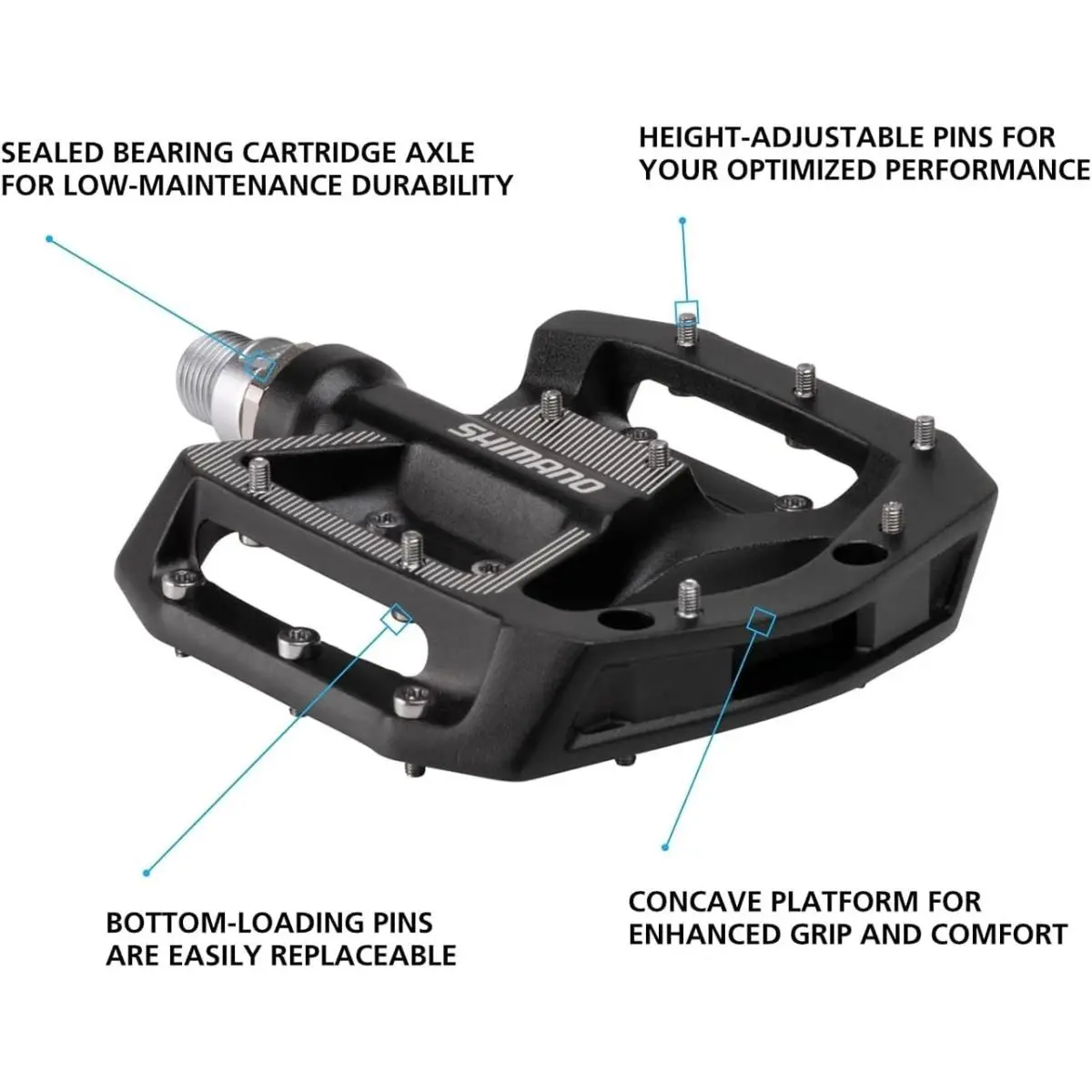 Shimano  - PD GR500 - PD-GR500 - Black (UPC: 689228695870) 0