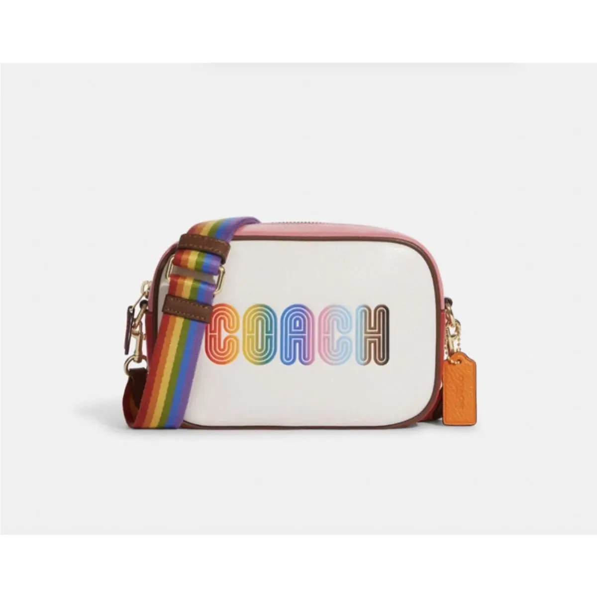 Coach Mini Jamie Camera Bag with Rainbow Gold/chalk Multi 9939