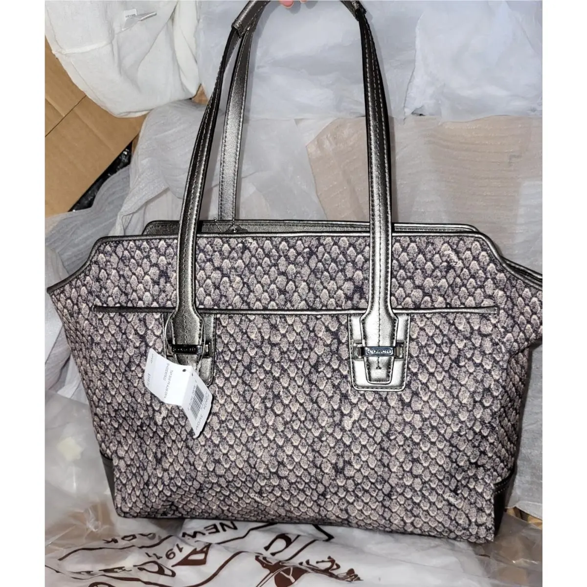 Coach F26034 Taylor Print Alexis Carryall Satchel Handbag Purse Retail