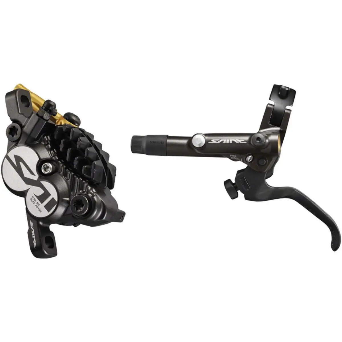 Shimano Saint BL-M820-B/BR-M820 Disc Brake Lever - Front Hydraulic Post Mount Fi - Black