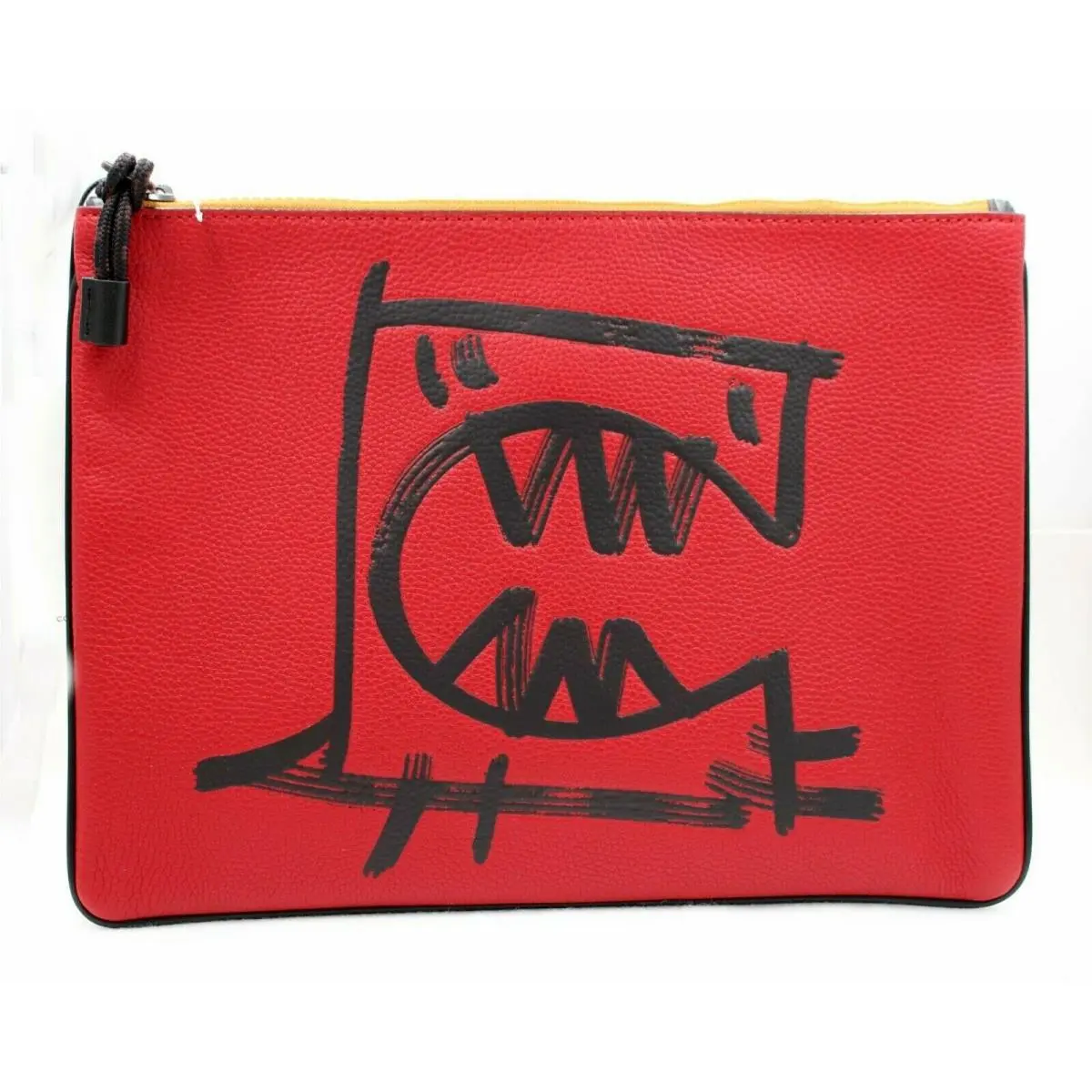 Coach Large Pouch Carmelian 30 Rexy By Guang Yu Limited Edition 75508 +tag