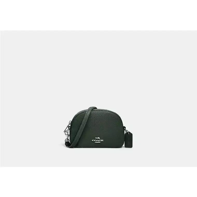 Coach Women`s Mini Serena Crossbody Bag In Leather Color Green