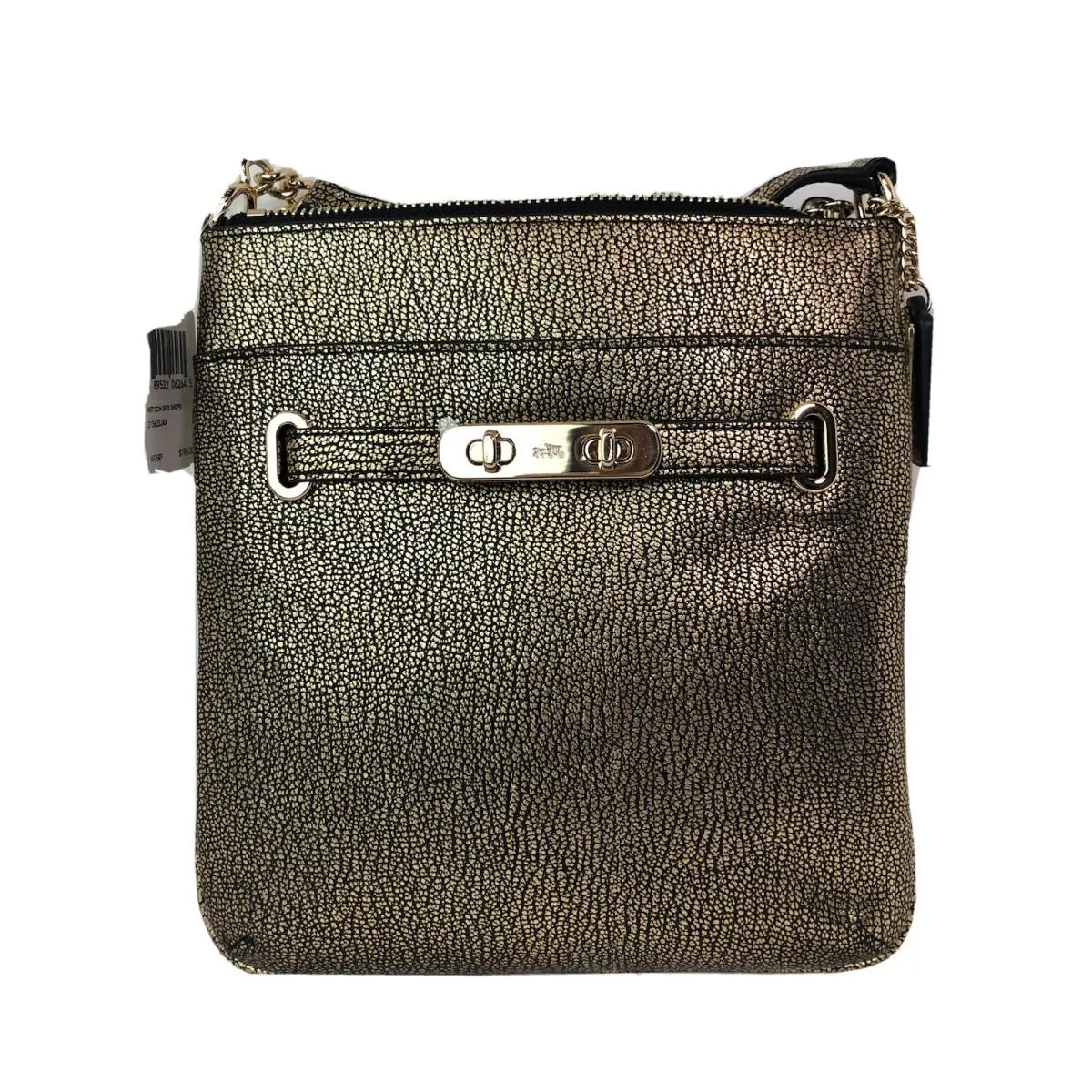 Coach Swagger Swingpack in Polished Pebble Leather 36502 Gold