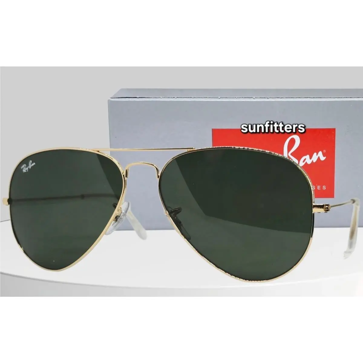 Ray Ban Aviator Large Metal gold/G-15 Green RB3025 L0205 58 Sunglasses