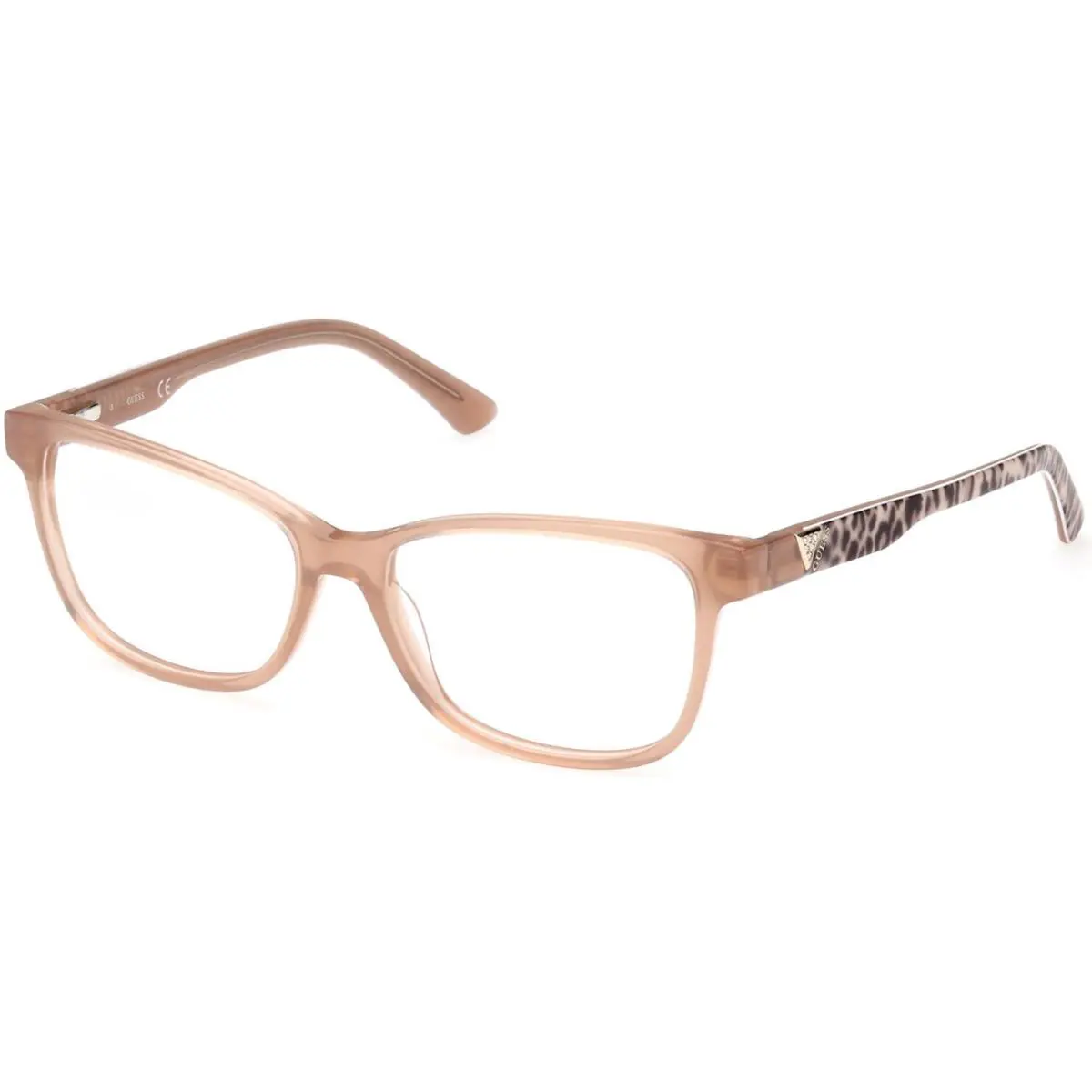 Guess GU 2943 GU2943 Shiny Beige Animal Monocolor 057 Eyeglasses eyesize 54
