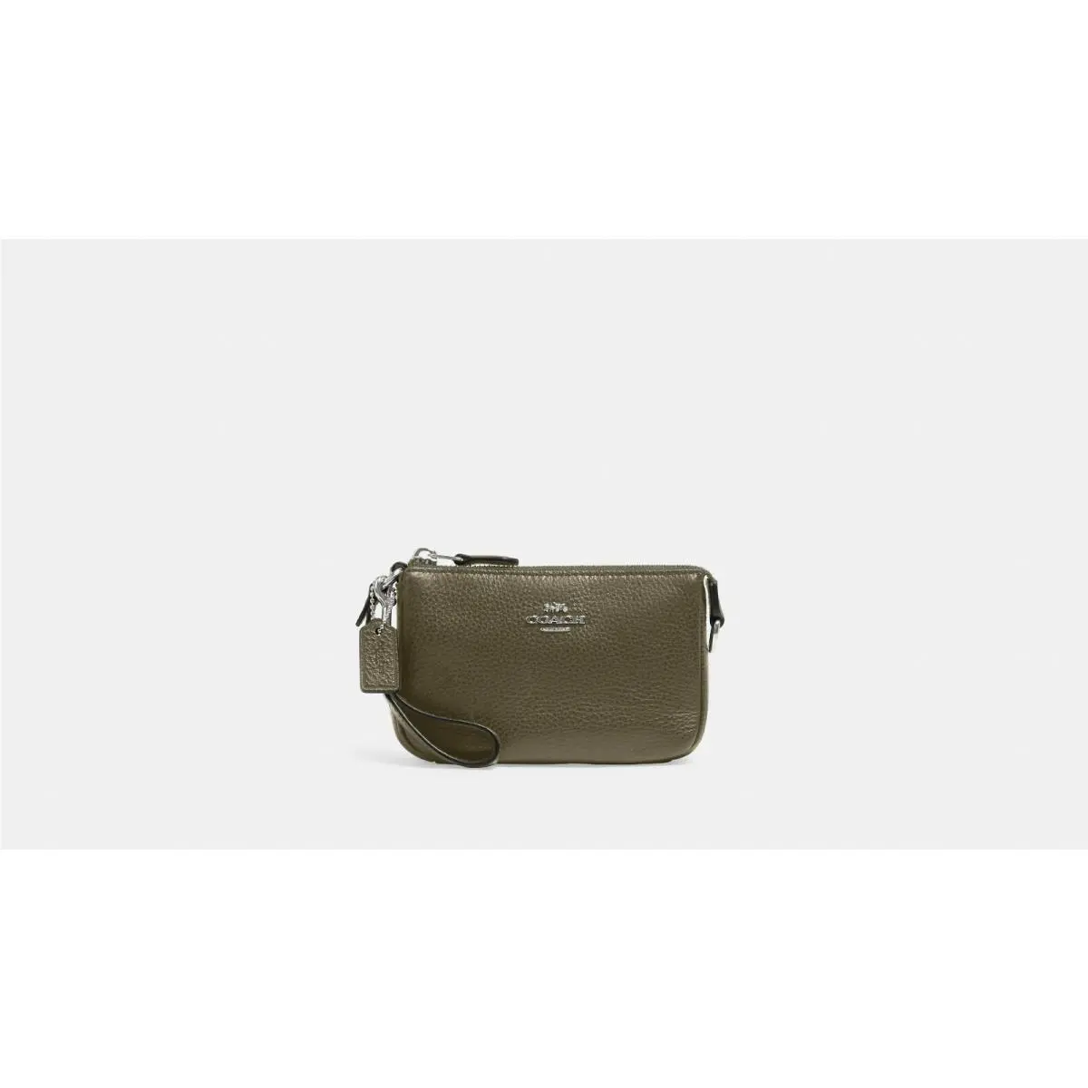 6386 Nolita 15 Leather Clutch/wristlet in Silver/surplus by Coach