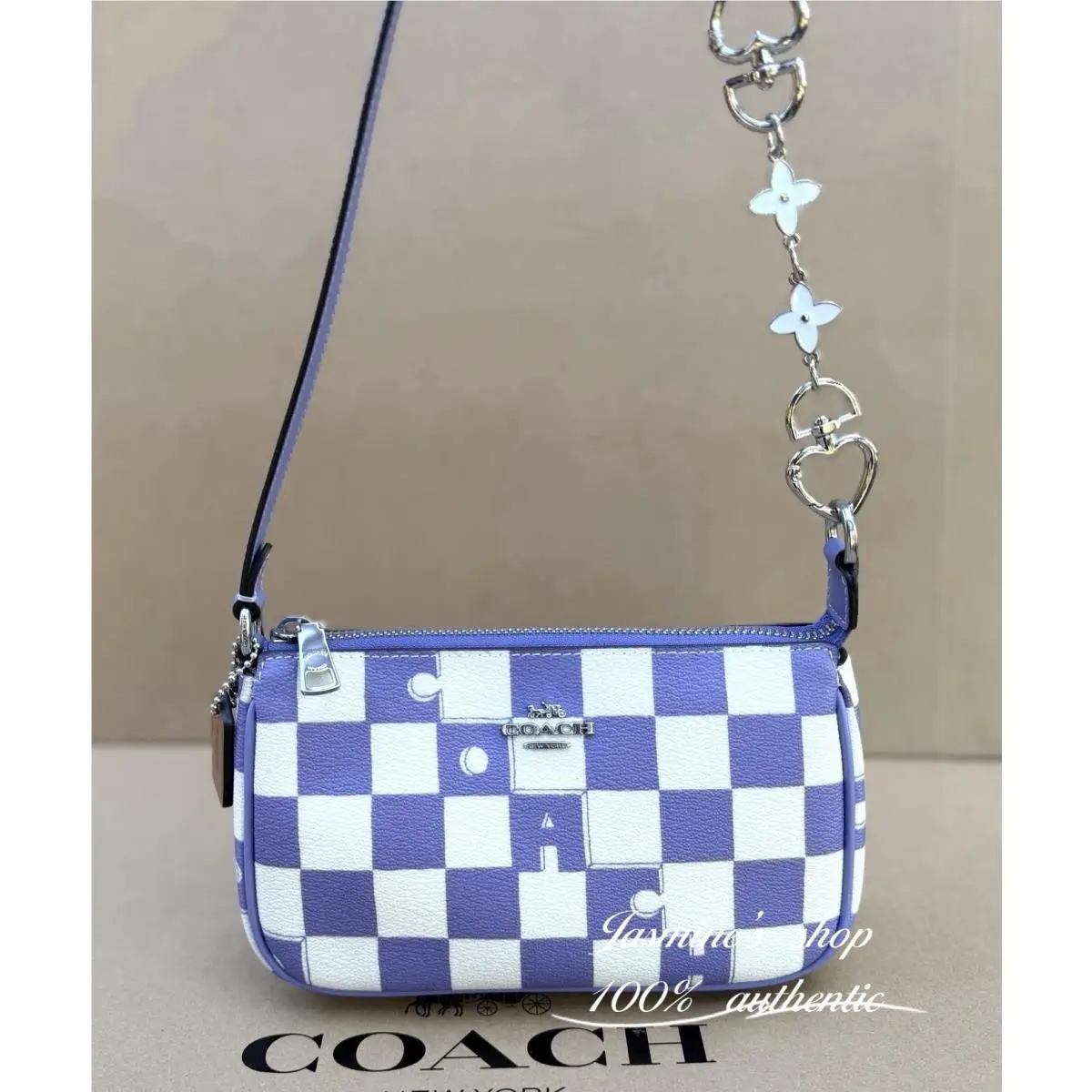Coach Nolita 19 with Checkerboard Print CR394