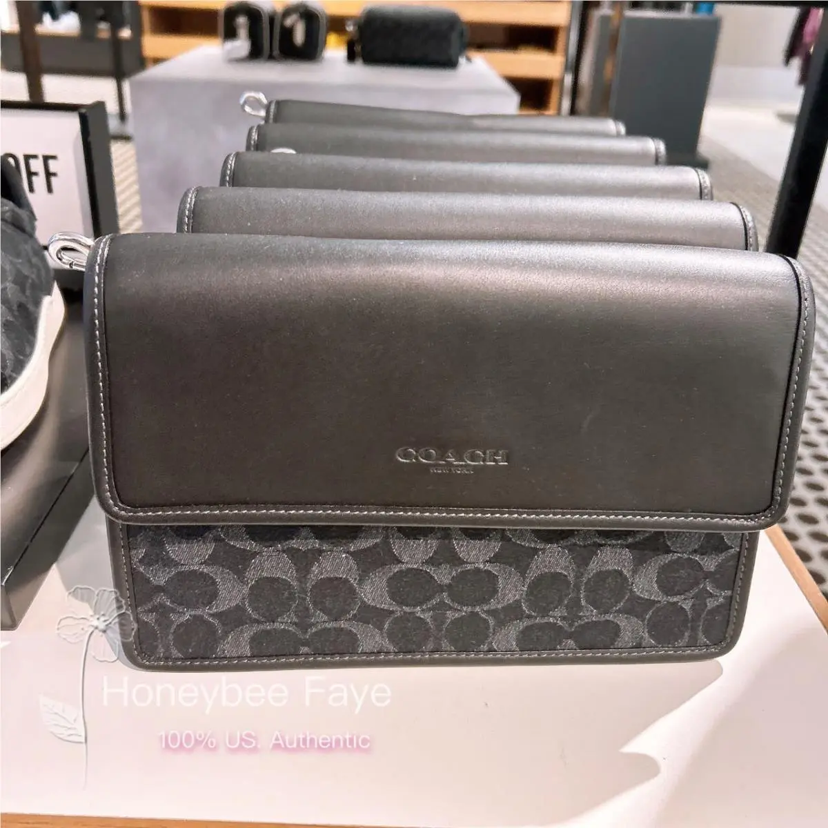 Coach Turner Flap Crossbody In Signature Denim CQ148