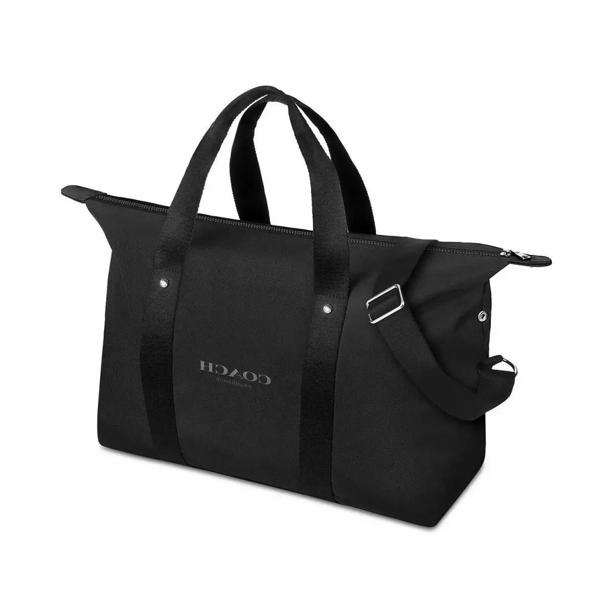 Coach Fragrance Duffle Black Weekender Carry-on Gym Shoulder / Hand Bag