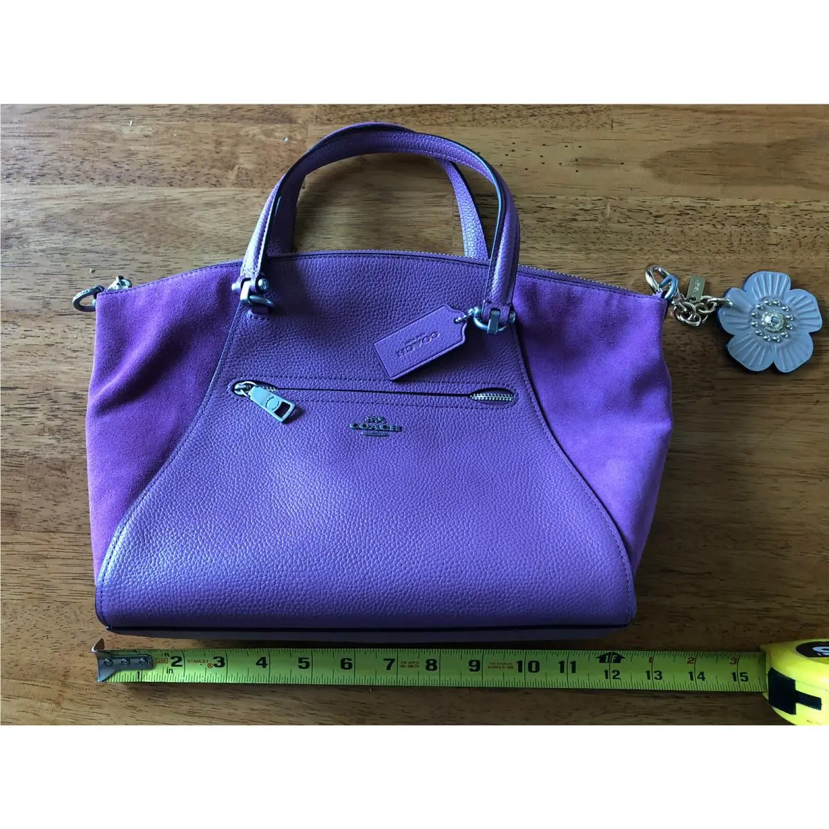 Coach Mixed Leather Prr Sat