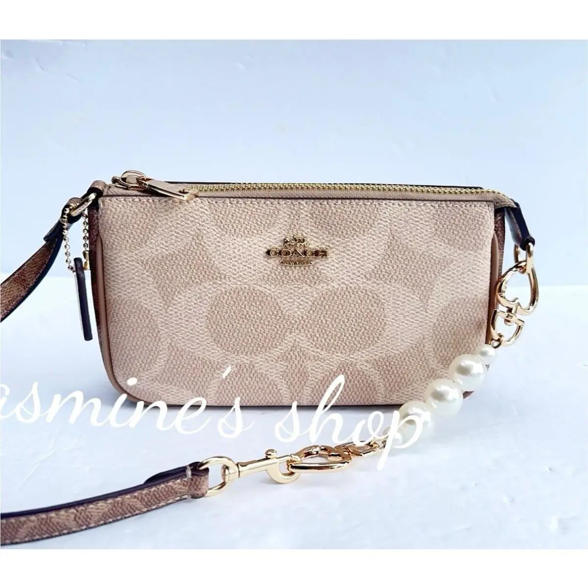 Coach Nolita 19 In Blocked Signature Canvas CZ979